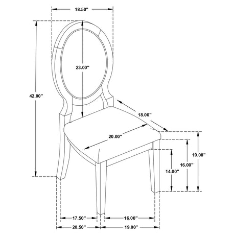 Twyla Dining Side Chair - Furniture World