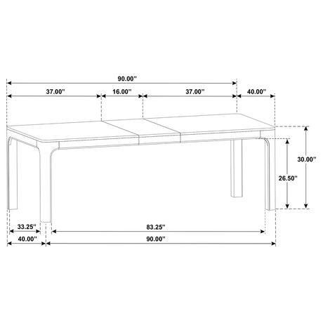 Solano Extension Dining Table - Furniture World