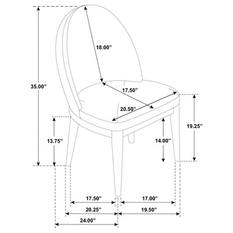 Solano Dining Side Chair - Furniture World