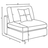 Serene Armless Chair