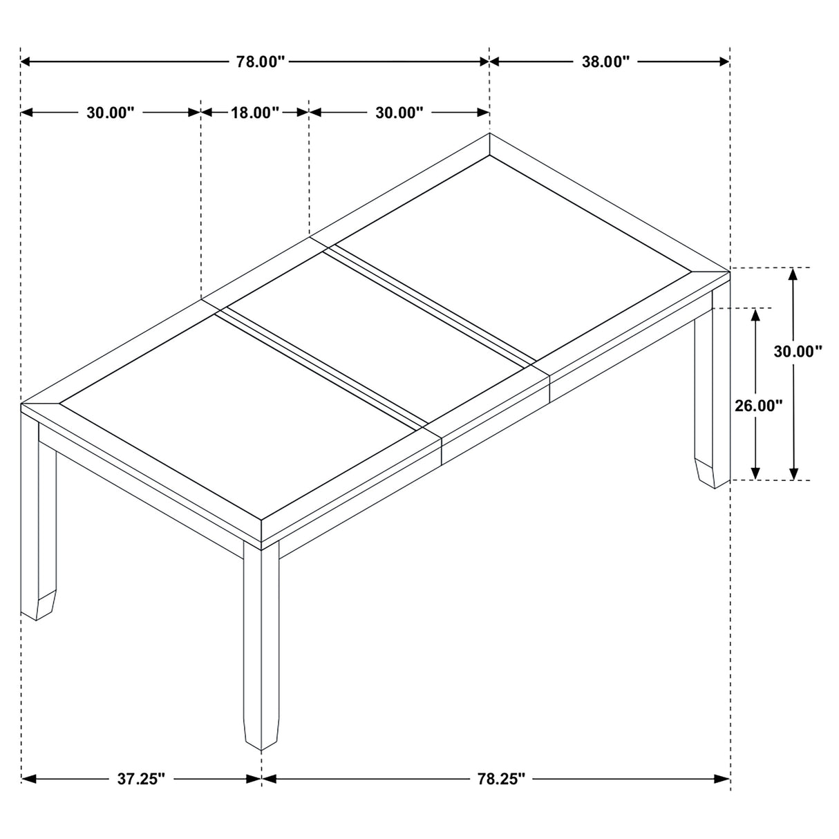 Elodie Extension Dining Table