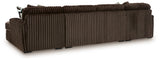 Midnight-Madness Double Chaise Sectional