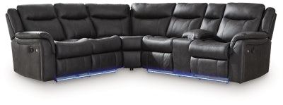Sultan Meadow Reclining Sectional - Furniture World