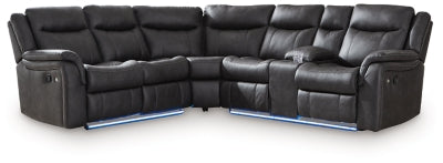 Sultan Meadow Reclining Sectional - Furniture World