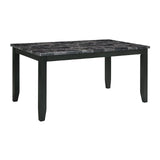 Adia 7 Pc Dinning Table Set Grey & Brown