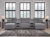 Modmax II Power Reclining Sectional with Chaise and Audio Consoles