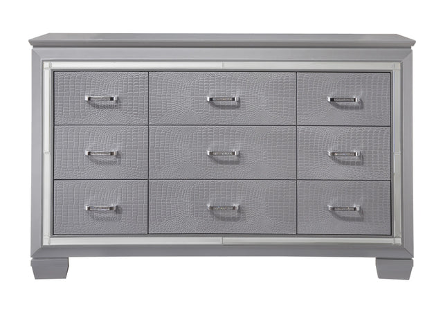 Crown Mark Furniture Lillian Dresser in Silver image