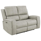 Brickston Triple Power Reclining Loveseat