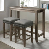 Caerleon 3 & 4 Piece Counter Ht. Set Gray & Blue