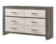 Crown Mark Furniture Rhett Dresser Mirror in Gray image