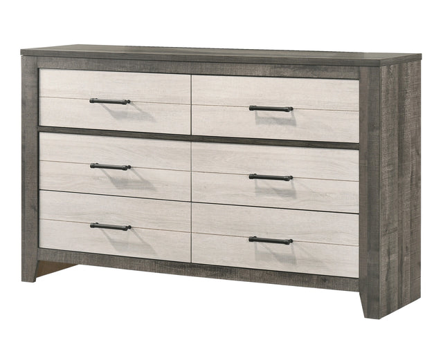 Crown Mark Furniture Rhett Dresser Mirror in Gray image