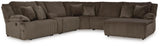 Top Tier Reclining Sectional with Chaise