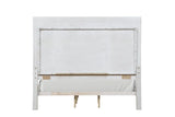 Stella Mia E.King & Queen Bed White & White