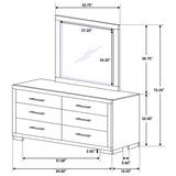 Jessica Dresser with Mirror - Furniture World