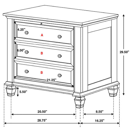Sandy Beach Bedroom Set - Furniture World