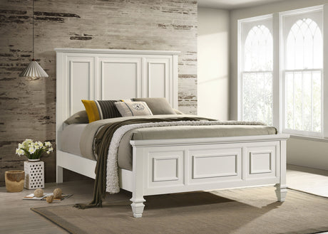 Sandy Beach Panel Bed - Furniture World