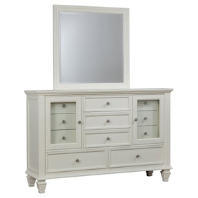 Sandy Beach Dresser with Mirror - Furniture World