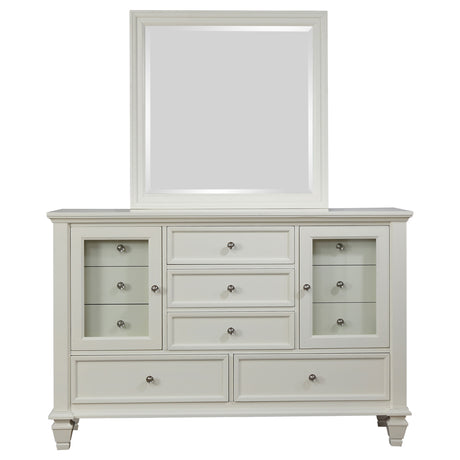 Sandy Beach Dresser with Mirror - Furniture World