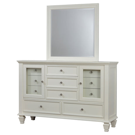 Sandy Beach Dresser with Mirror - Furniture World