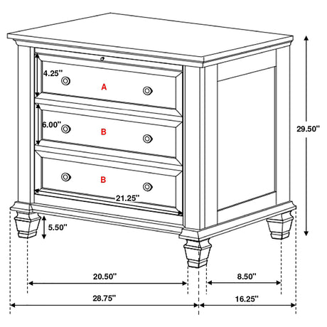 Sandy Beach Bedroom Set - Furniture World
