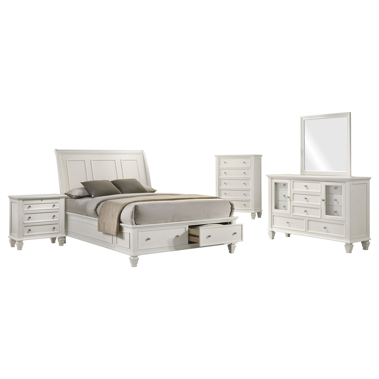 Sandy Beach Bedroom Set - Furniture World