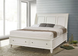 Sandy Beach Panel Platform Storage Bed - Furniture World