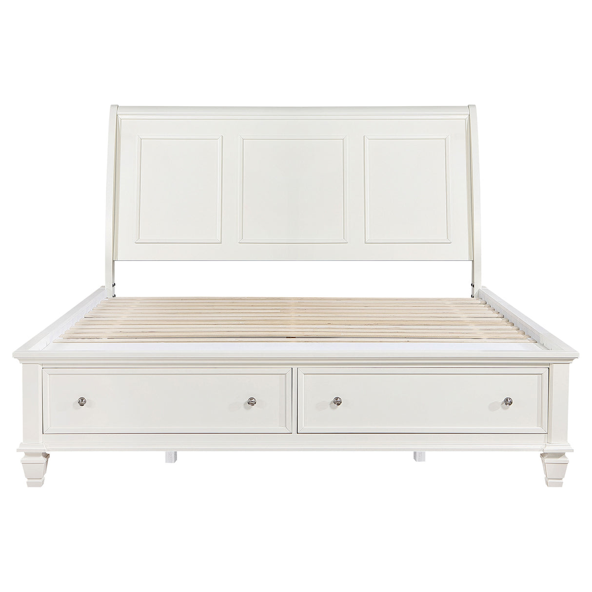 Sandy Beach Panel Platform Storage Bed - Furniture World