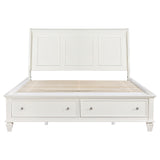 Sandy Beach Panel Platform Storage Bed - Furniture World