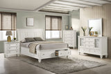 Sandy Beach Panel Platform Storage Bed - Furniture World