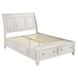 Sandy Beach Panel Platform Storage Bed - Furniture World