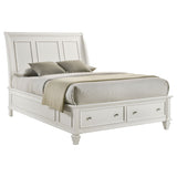 Sandy Beach Panel Platform Storage Bed - Furniture World