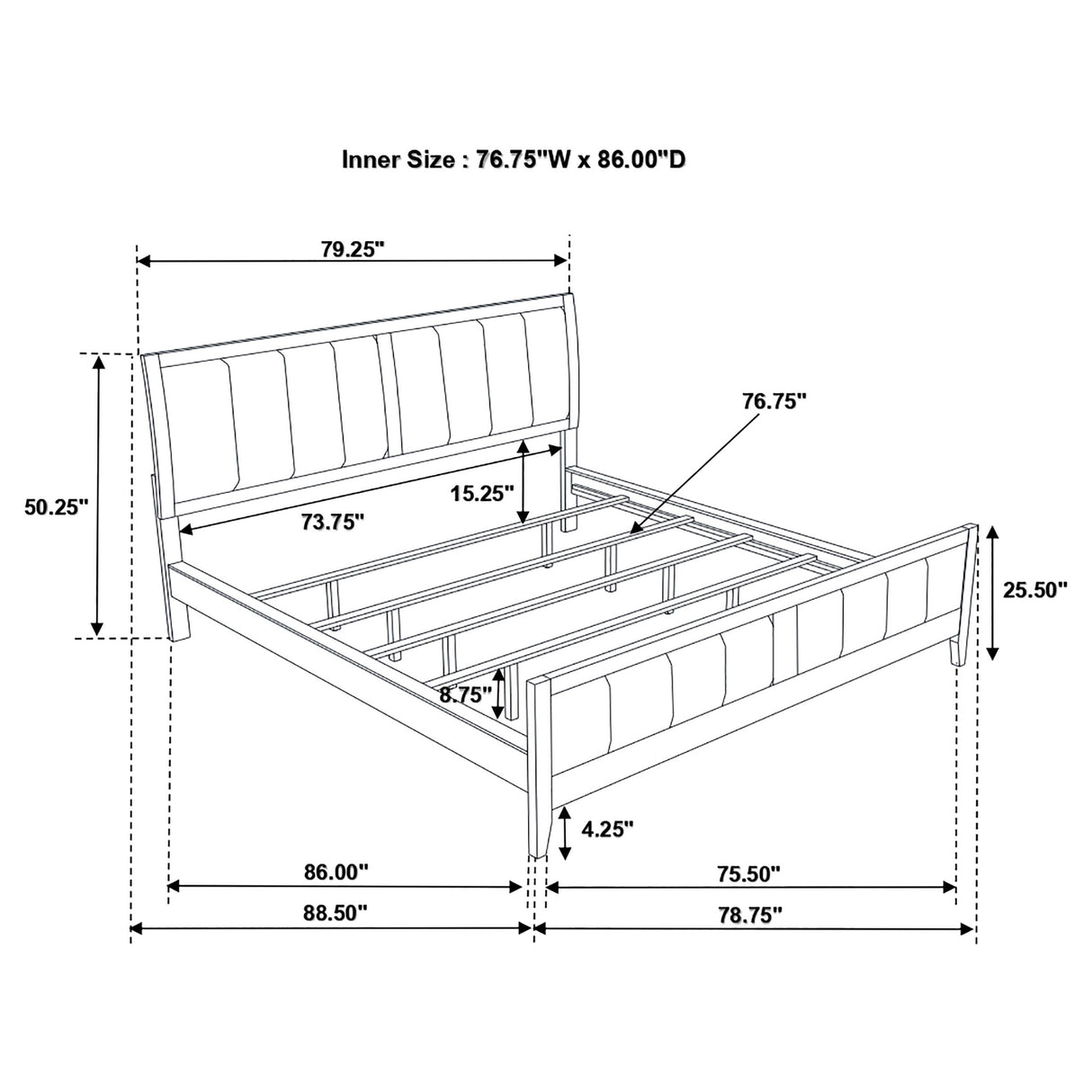 Carlton Panel Bed - Furniture World