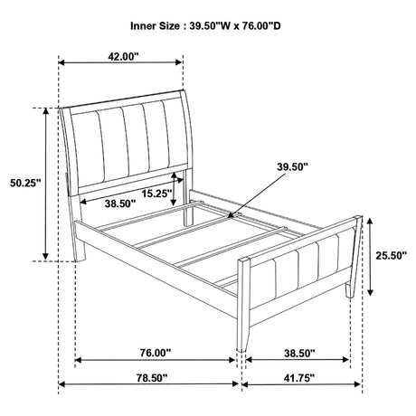 Carlton Panel Bed - Furniture World