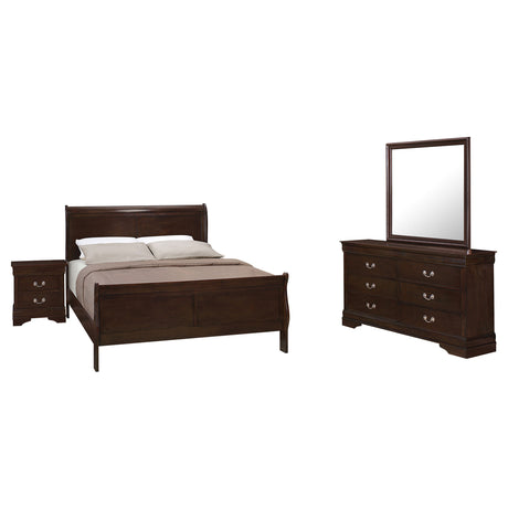 Louis Philippe Bedroom Set - Furniture World