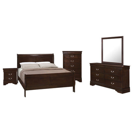 Louis Philippe Bedroom Set - Furniture World