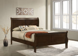 Louis Philippe Sleigh Panel Bed - Furniture World