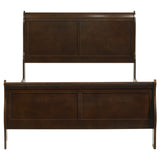 Louis Philippe Sleigh Panel Bed - Furniture World