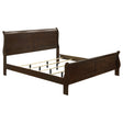 Louis Philippe Sleigh Panel Bed - Furniture World