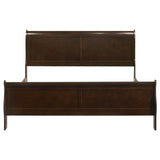 Louis Philippe Sleigh Panel Bed - Furniture World