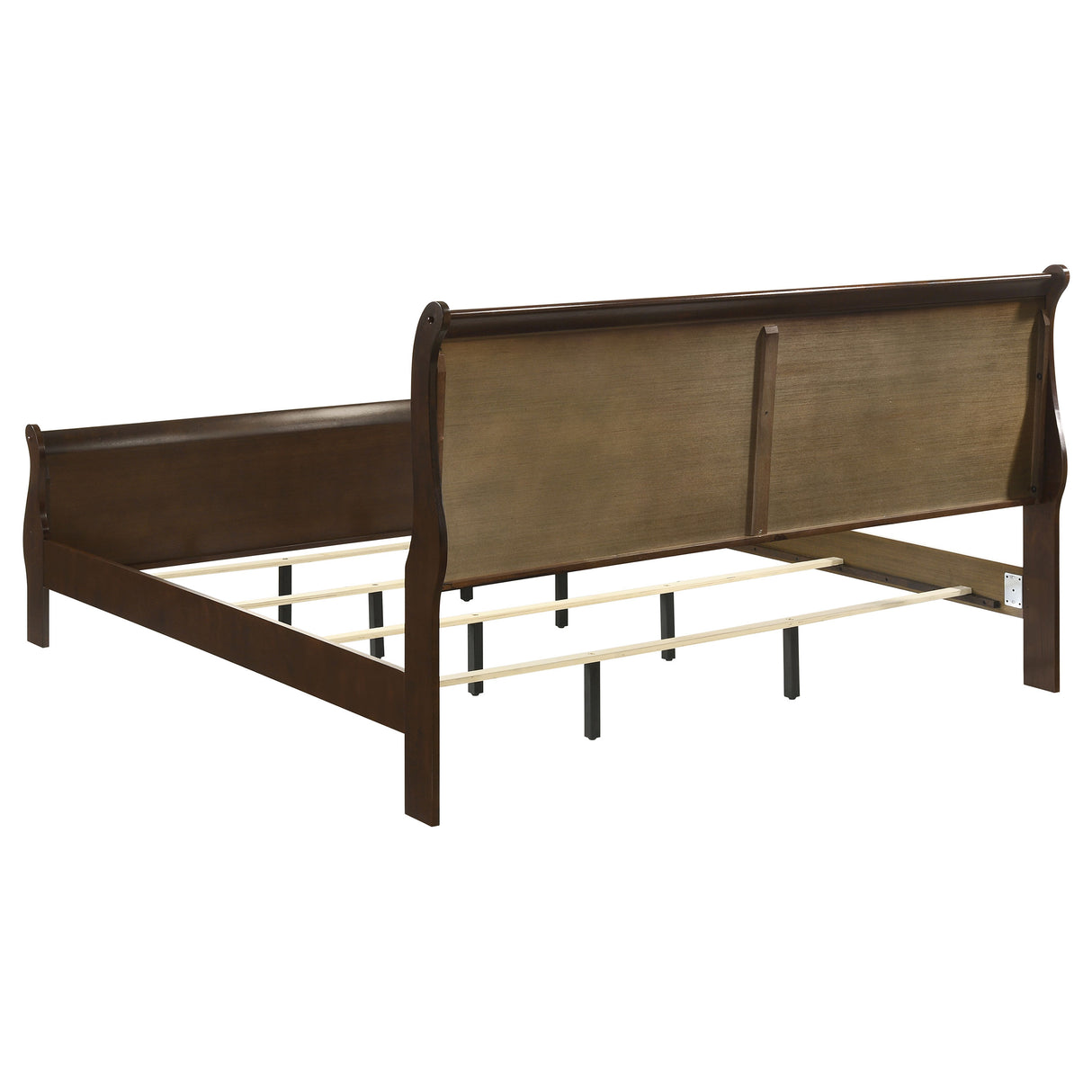 Louis Philippe Sleigh Panel Bed - Furniture World
