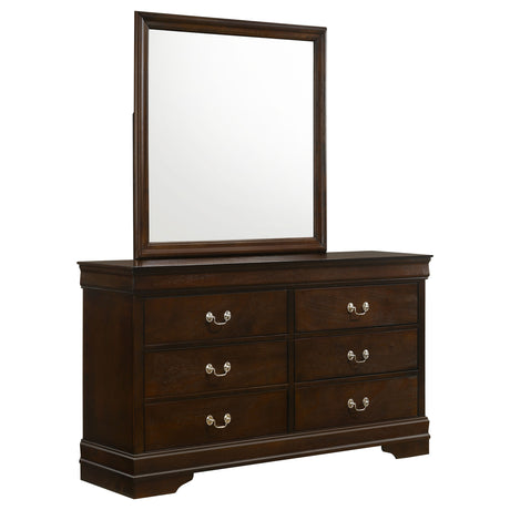 Louis Philippe Dresser with Mirror - Furniture World