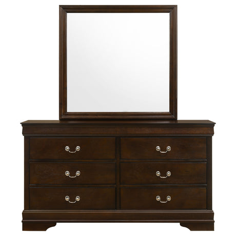 Louis Philippe Dresser with Mirror - Furniture World