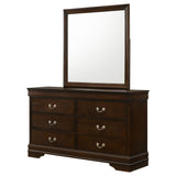 Louis Philippe Dresser with Mirror - Furniture World