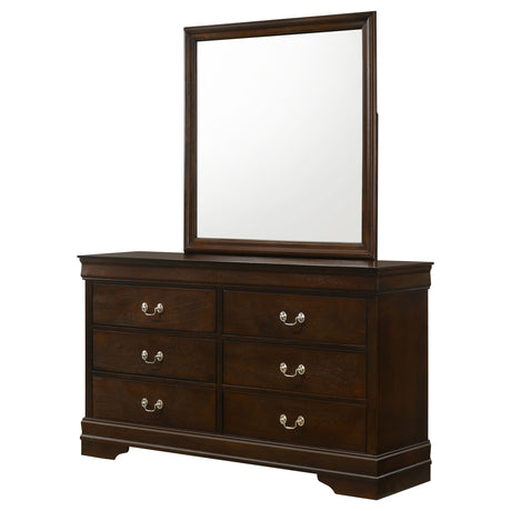 Louis Philippe Dresser with Mirror - Furniture World