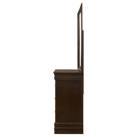 Louis Philippe Dresser with Mirror - Furniture World