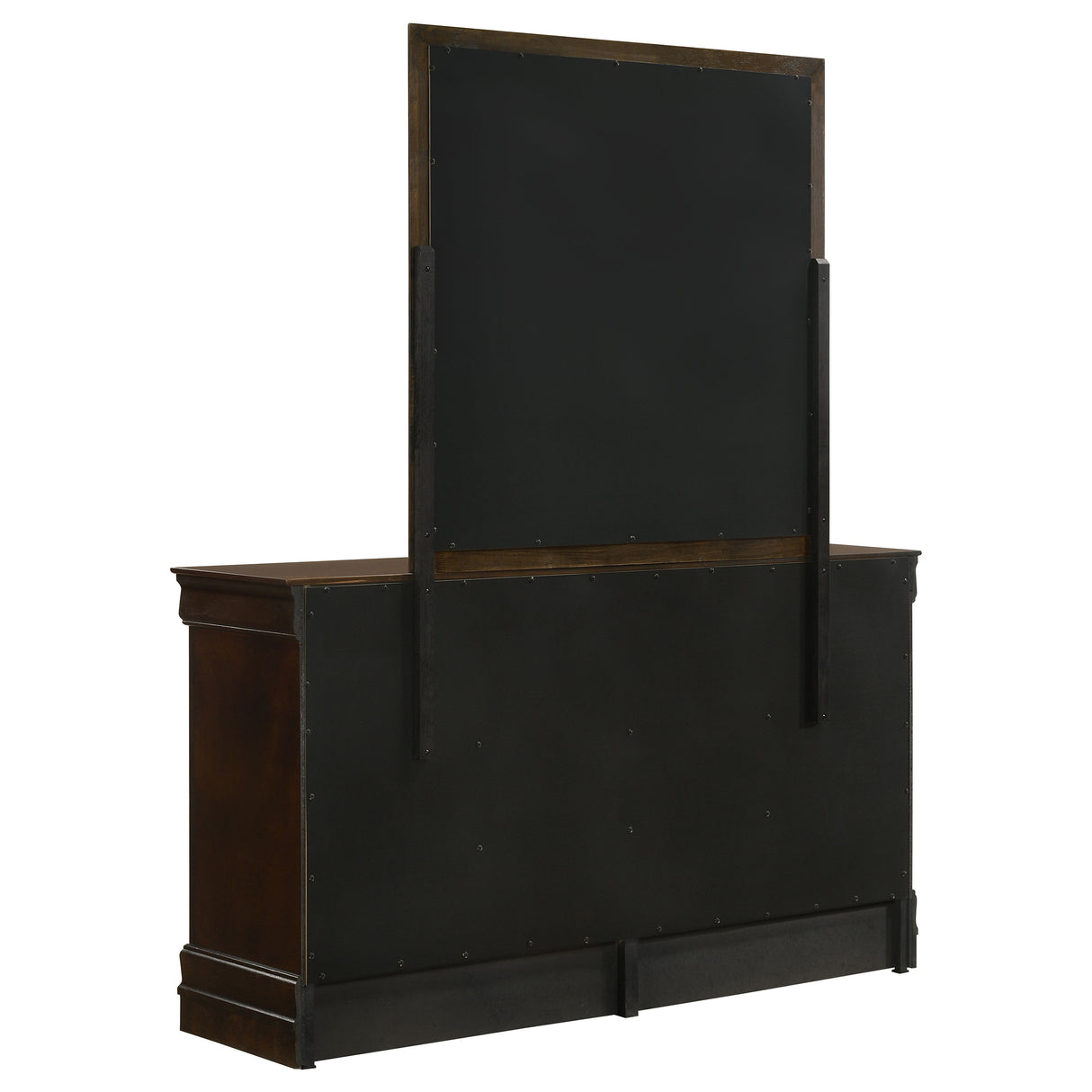 Louis Philippe Dresser with Mirror - Furniture World