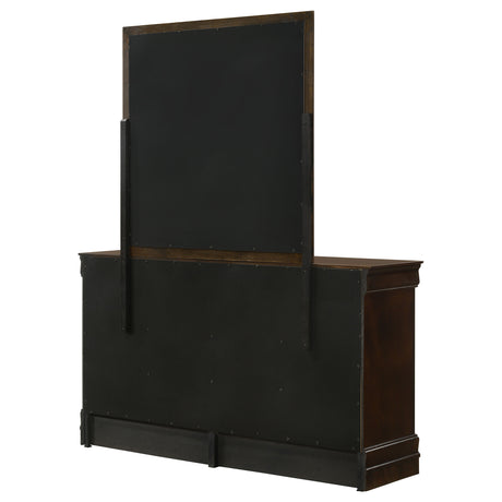 Louis Philippe Dresser with Mirror - Furniture World