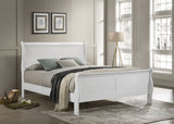 Louis Philippe Sleigh Panel Bed - Furniture World
