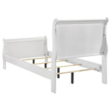 Louis Philippe Sleigh Panel Bed - Furniture World
