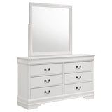 Louis Philippe Dresser with Mirror - Furniture World